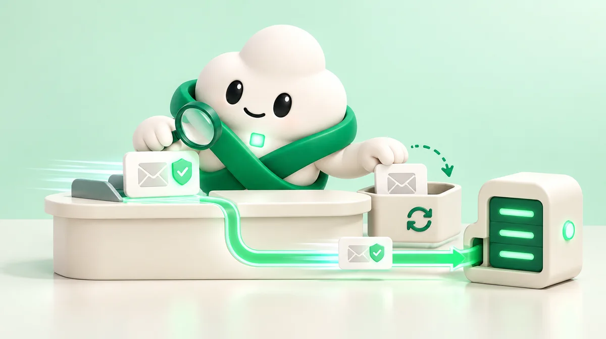 Elo verifies a message’s authenticity seal and separates a repeated delivery before processing