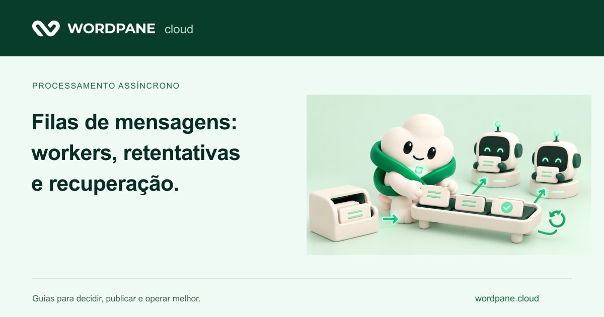 Elo apresenta: Filas de mensagens: workers, idempotência e recuperação — WordPane Cloud