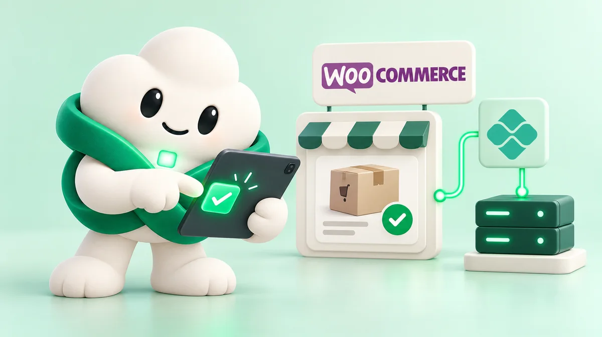 Elo revisa un pedido WooCommerce junto a la confirmación Pix y el servidor de la tienda