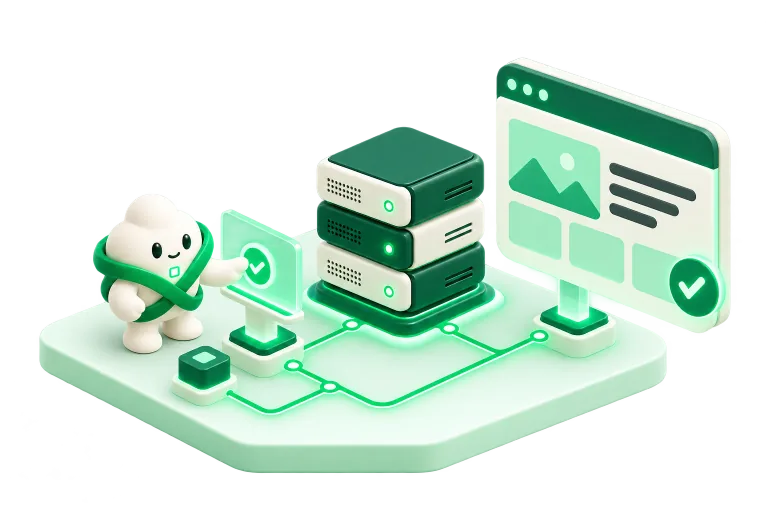 Elo publica um projeto, conectando painel, servidor e site